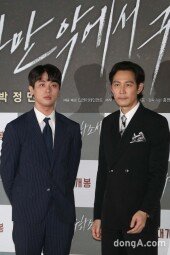 [DA포토]박정민-이정재, 훈훈한 투샷