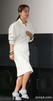 [DA포토]엄정화, 떨리는 스크린 복귀.. 오케이 마담