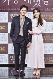 [DA포토]하석진-임수향, 훈훈한 투샷