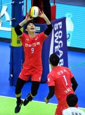 [포토] 김광국 ‘이제 한전의 공격을 이끈다’