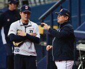 [포토] 김태형 감독 ‘오늘 리도드 잘해’