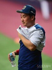 [포토] 김태군 ‘훈련하며 구슬땀’