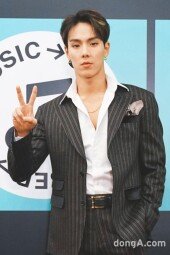 [DA포토]몬스타엑스 셔누, 상남자의 반전 매력 브이~