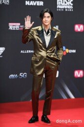 [DA포토]배정남, MAMA 레드카펫 골든빛 배우