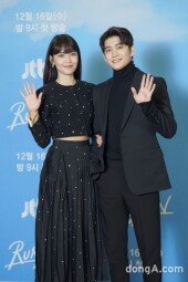 [DA포토]최수영-강태오, ‘런 온’ 선남선녀