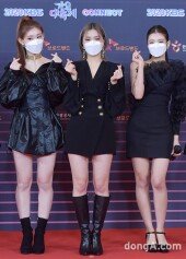 [DA포토]채령-류진-리아, 2020 KBS가요대축제에 있지