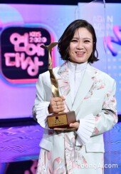 [DA포토]김숙, ‘2020 KBS 연예대상’ 대상 수상