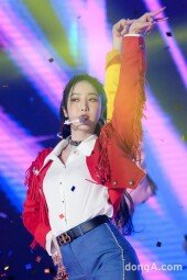 [DA포토]여자친구 신비, 찔러 찔러 (SBS 가요대전)