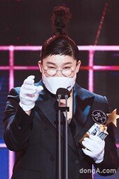 [DA포토]이영자, 올해의 예능인상 수상 (MBC방송연예대상)