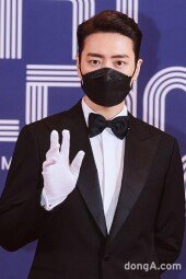 [DA포토]이준혁, 강렬한 눈빛 (2020 MBC 연기대상)