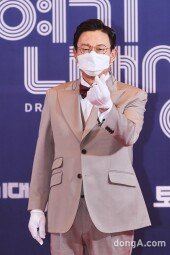 [DA포토]김응수, MBC를 향한 찐사랑 (2020 MBC 연기대상)