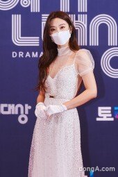 [DA포토]이주빈, 우아한 드레스 (2020 MBC 연기대상)