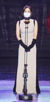 [DA포토]심이영, 황금 연기상 수상 (2020 MBC 연기대상)