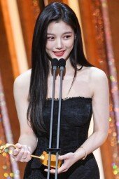 [DA포토]김유정, 감격의 눈물 (2020 SBS 연기대상)