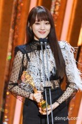 [DA포토]이성경, 우수 연기상 수상. 장르 액션 (2020 SBS 연기대상)