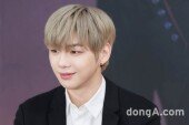 [DA포토] 강다니엘, 금발 파격 변신