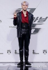 [DA포토]위아이 동한, 앙증맞은 브이