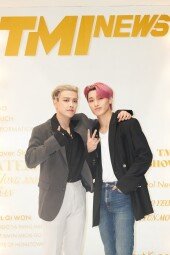 [DA포토]에이티즈 홍중-산, 뉴스 전하는 훈남