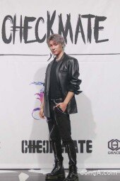 [DA포토] 체크메이트 용석, 올블랙 스타일