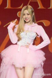 [DA포토] 루나솔라 태령, 금발이 잘 어울려