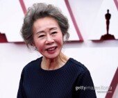 [DA포토] 윤여정, 세계 영화인 사로잡은 한국 할머니 (아카데미 시상식)