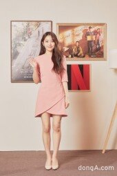 [DA포토] 홍승희, 넷플릭스 핑크 요정