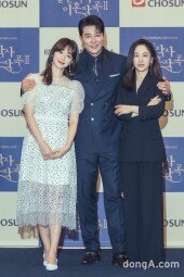 [DA포토] 송지인-이태곤-박주미, 삼각 케미