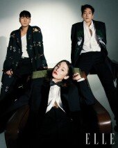 유지태-박해수, 소 핥은 머리도 멋스럽게 소화 with 전종서 [화보]