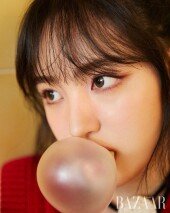 아이브 리즈, 풍선껌 부는 소녀美 “라이브 칭찬 행복해” [화보]