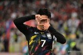 ‘2026년 FIFA 월드컵’ 세레머니 하는 손흥민 [DA:포토]
