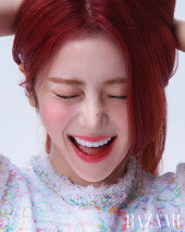 르세라핌 허윤진, 무대 위 독기 빼고 상큼발랄하게 [화보]