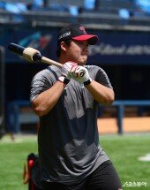 김범석, 1군 엔트리 올라 왔어요