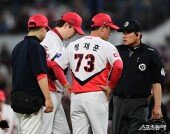 양현종, 손목에 느낌이 이상해