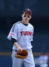 임찬규, 숨 몰아쉬고