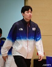 서승재, 떨리는 입장