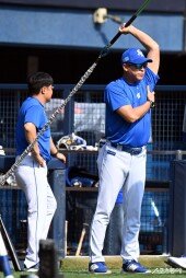 이병규 코치 ‘배팅볼 준비해볼까’