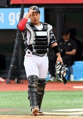 강백호, DH2차전 포수로 선발 출전~