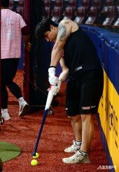 박동원, 훈련 맞아요~