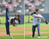 이주영, 시구만큼 시원한 발차기