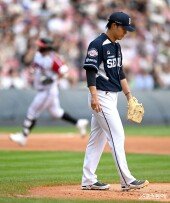 투런 홈런 허용하는 최원준