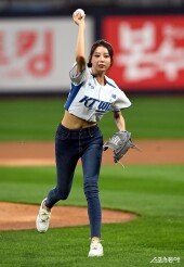 미스코리아 정규리 ‘대한민국 대표 미녀 시구~’