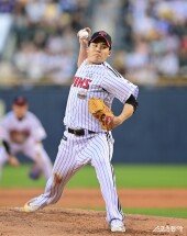 임찬규, 어제 승리 기세 몰아서