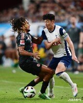 손흥민, 위험한 충돌