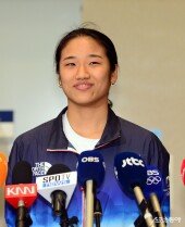 밝은 표정의 안세영!