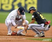 양석환-정수성 코치 ‘맞들면 낫다’