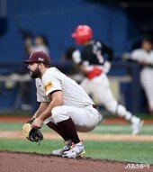 헤이수스, 김도영에 30호 홈런 허용