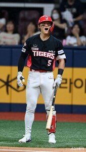 김도영 ‘너무 아쉬운 파울 홈런’