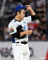 동점 허용이 아쉬운 박영현