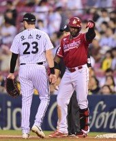 에레디아, 멀티 히트 기록!