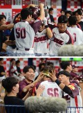 변상권, 격렬한 환호에 왕관이 얼굴에 꼈어